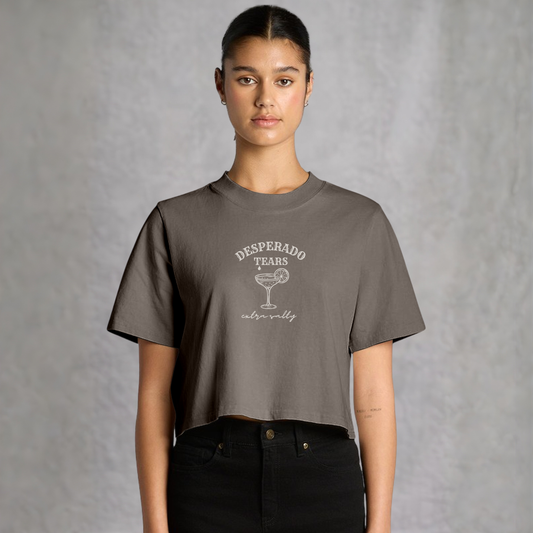 Desperado Tears Cropped Tee | Extra Salty