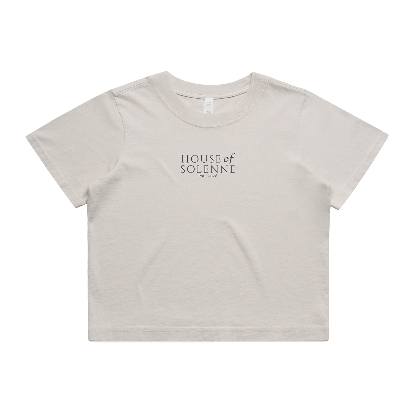 House of Solenne Signature Cropped Tee