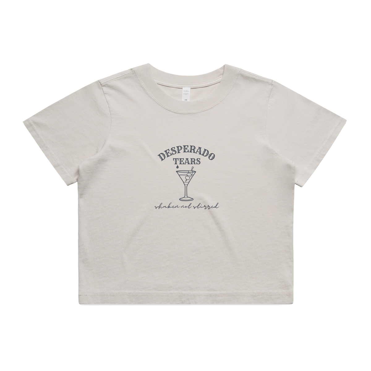 Desperado Tears Cropped Tee | Shaken Not Stirred