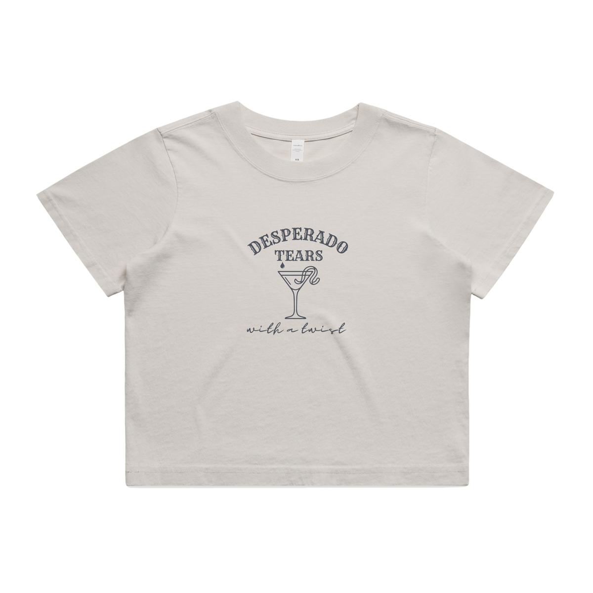 Desperado Tears Cropped Tee | With a Twist