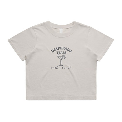 Desperado Tears Cropped Tee | With a Twist