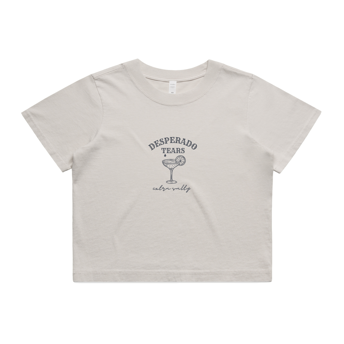 Desperado Tears Cropped Tee | Extra Salty