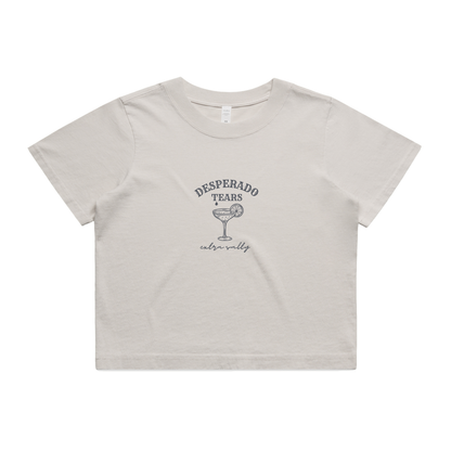 Desperado Tears Cropped Tee | Extra Salty