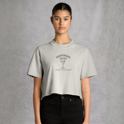Desperado Tears Cropped Tee | Shaken Not Stirred