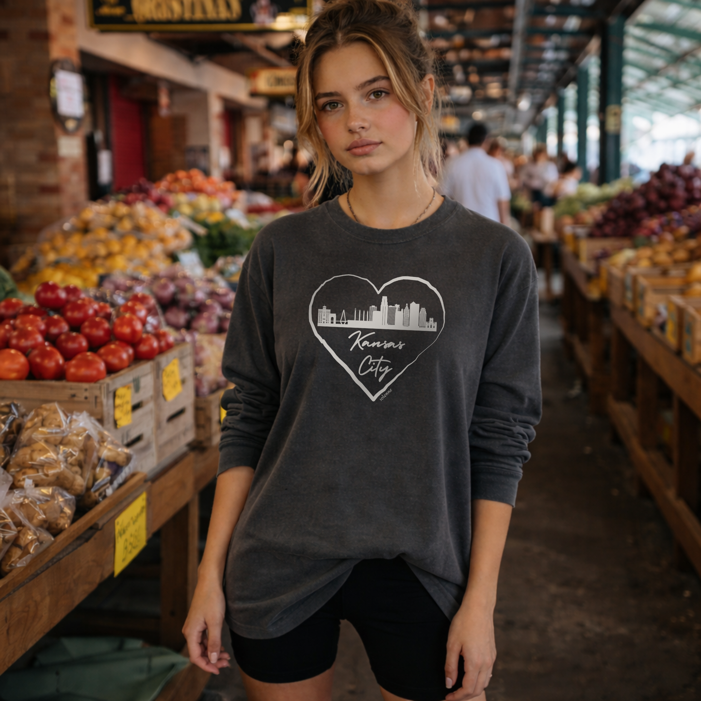Kansas City Skyline | Long Sleeve Tee