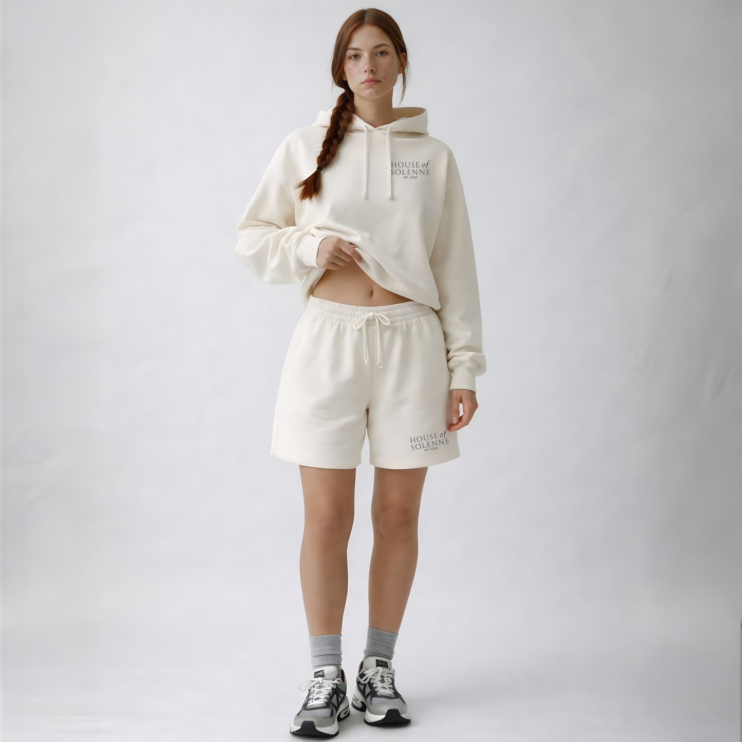 Solenne Essentials Signature Sweat Shorts | House of Solenne