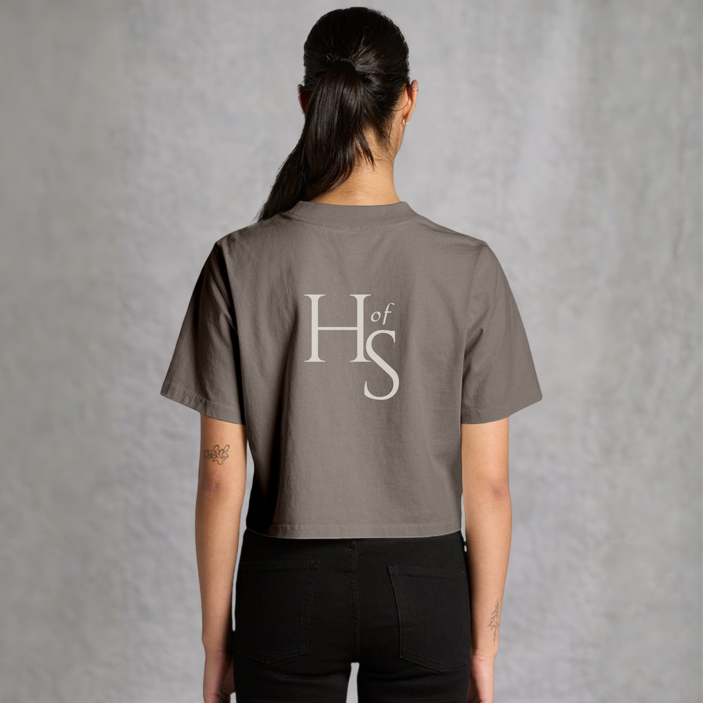 House of Solenne Signature Cropped Tee