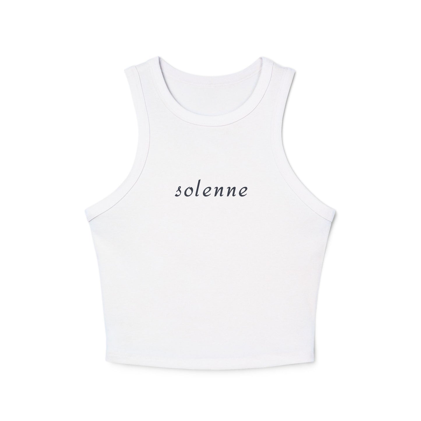 Solenne Essentails Signature Racer Tank