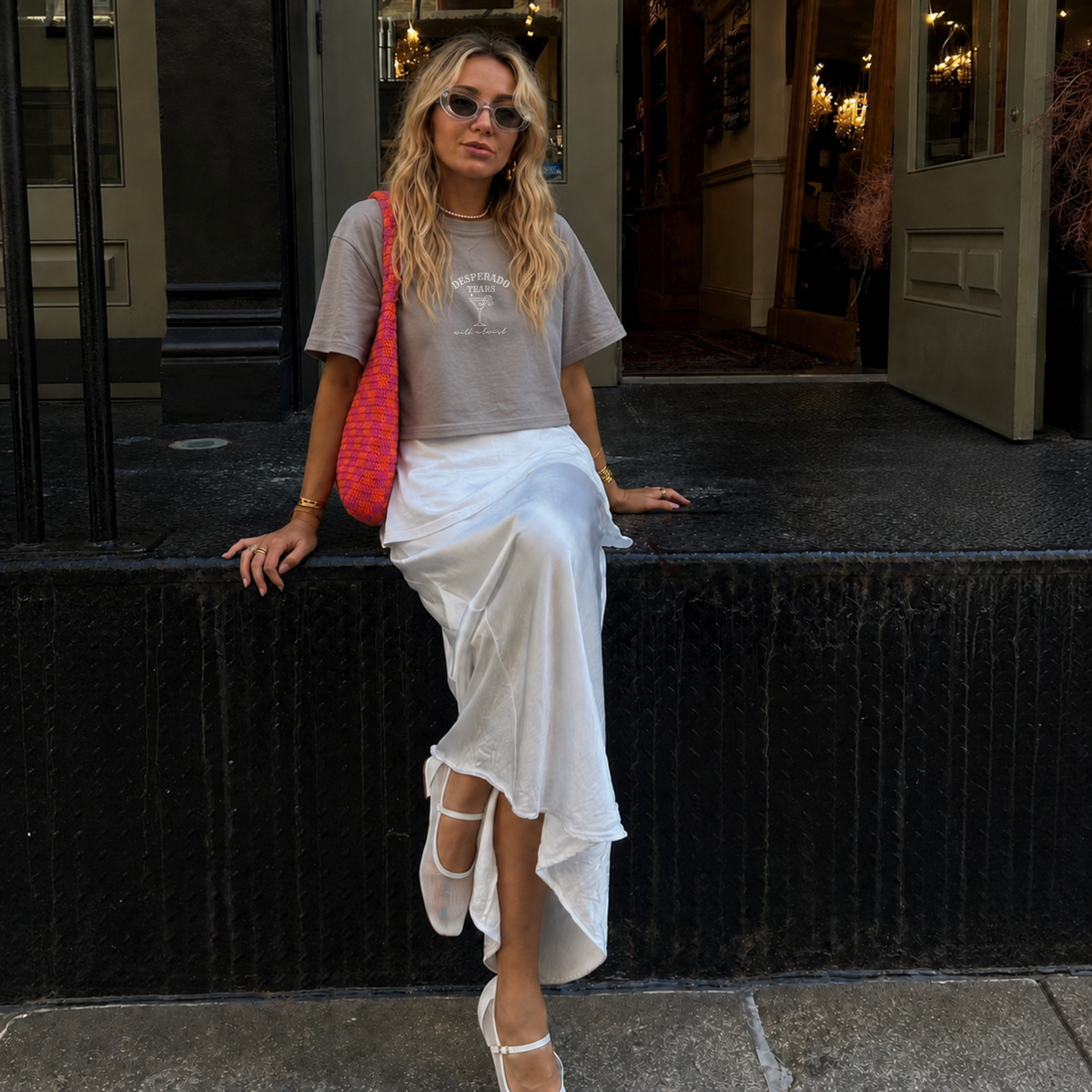 Desperado Tears Cropped Tee | With a Twist
