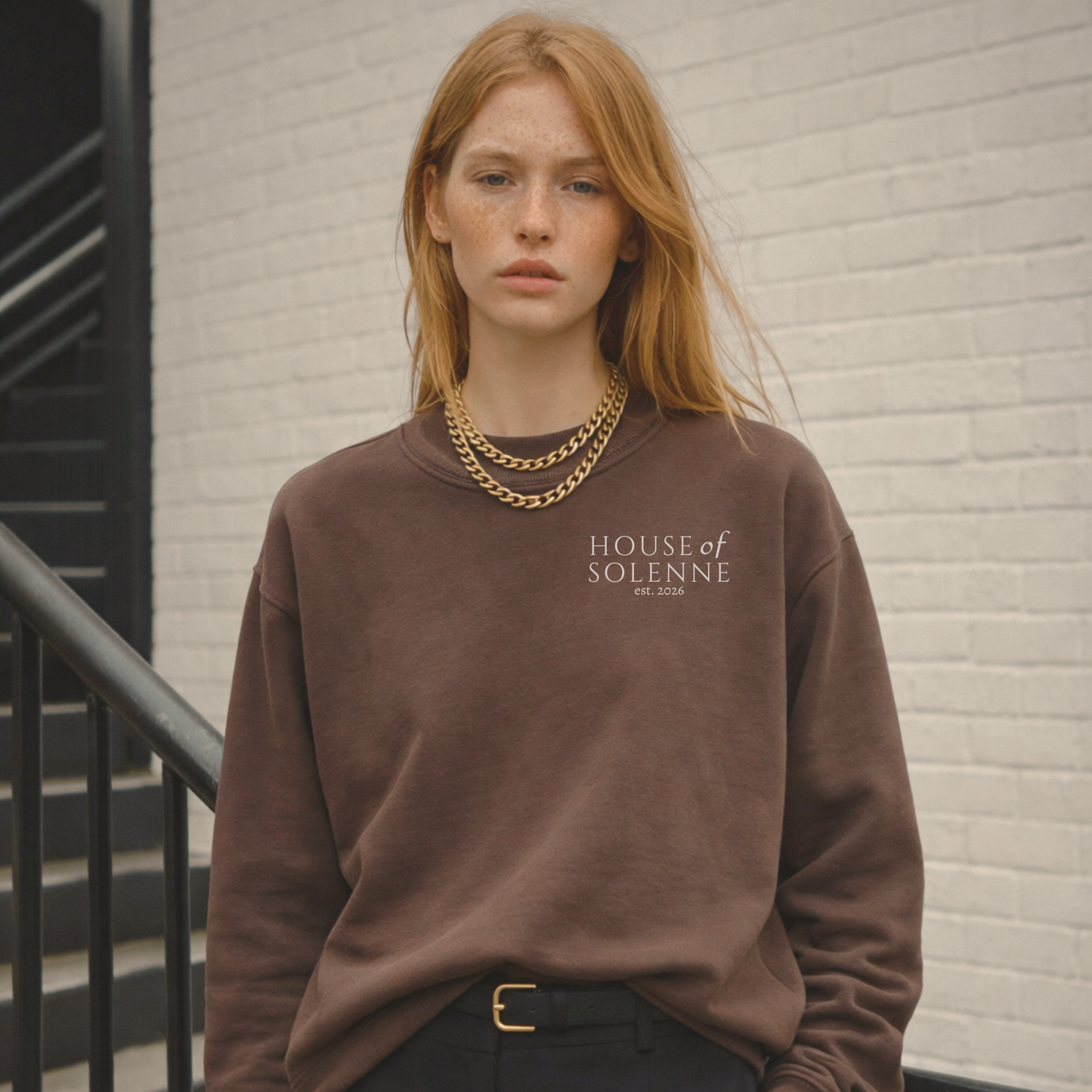 Solenne Essentials Signature Crewneck